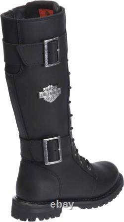 Harley-Davidson Women's Belhaven Knee-Hi Black or Brown Leather Boots. D87082