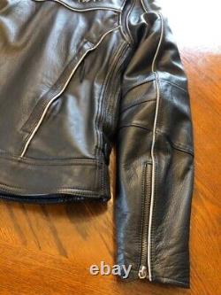 Harley Davidson Women's Medium Leather Jacket withRemovable Liner, Great Shape