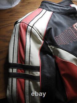 Harley Davidson Women's Multi Color Black Leather Jacket XL
