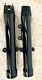 Harley FXST SOFTAIL FXSTI FXDWG WIDE GLIDE DYNA Black Fork legs Sliders 2000-06