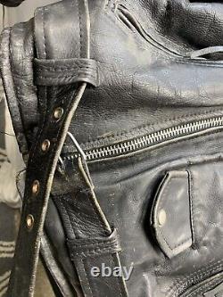 Harley davidson motorcycle jacket leather size 44