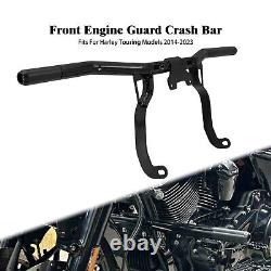 Highway Peg Crash Bar Engine Guard Fit For Harley Touring Road King Glide 14-23