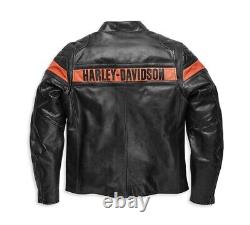 Jacket Harley Davidson Men's Leather Harley-Davidson Motorcycle Black