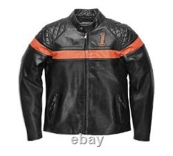 Jacket Harley Davidson Men's Leather Harley-Davidson Motorcycle Black