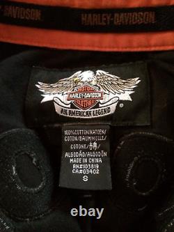 Lot of 4 Harley Davidson Motorcycle Mens Button Shirts Small Short Sleeve