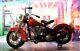 Maisto 1/18 Harley Davidson 1953 Fl Hydra Glide Red Bike With Box