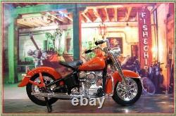 Maisto 1/18 Harley Davidson 1953 Fl Hydra Glide Red Bike With Box