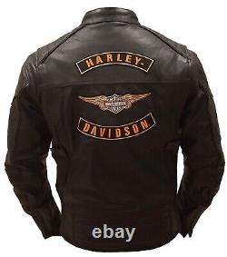 Men's Harley Davidson Men's Motorcycle Leather Biker Jacket