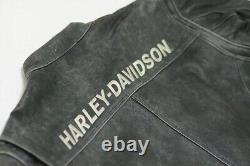 Men's Harley Davidson Motorcycle Leather Biker Jacket