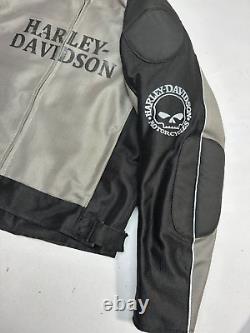 Men's Harley Davidson Motorcycle Racing Jacket Trenton Mesh Fabric Biker Jacket