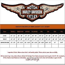 Men's Harley Davidson Victory Lane Distressed MOTORCYCLE Leather Jacket