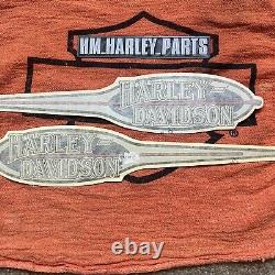 NOS OEM Genuine Harley Davidson FXRT FXRD FXR Script Fuel Gas Tank Decals