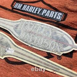 NOS OEM Genuine Harley Davidson FXRT FXRD FXR Script Fuel Gas Tank Decals