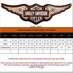 New Men's Harley-Davidson Triple Vent Handmade Motorbike Riding Leather Jackets