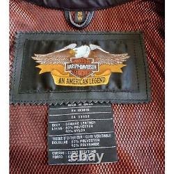 Nwot Harley Davidson Leather Motorcycle Jacket Sz S Black Lined Biker Womens