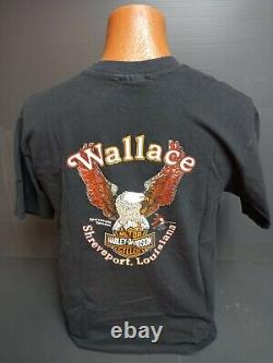 Rare Vintage Harley Davidson XL T-Shirt with Pocket 1981 Shreveport, Louisiana