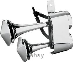 Rivco Air Horn Chrome for Harley Davidson Motorcycles