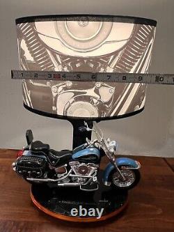 Set of Harley Davidson Heritage Softail Lamp/Night Light With Sound READ/LISTEN