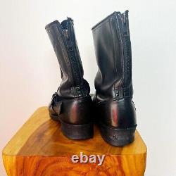 VINTAGE HARLEY DAVIDSON 50's 50s Style Engineer Motorcycle Leather Boots 9.5