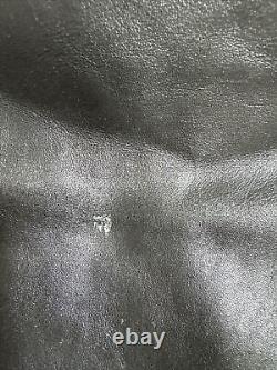 Vintage Harley Davidson Black Leather Motorcycle Riding Pants Size 34 GREAT COND