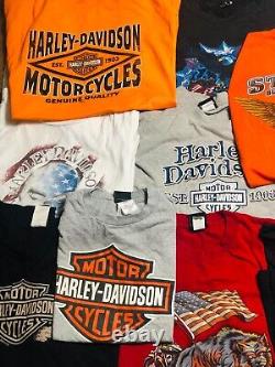 Vintage Harley Davidson T-Shirts Bundle of 80 Pcs