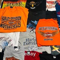 Vintage Harley Davidson T-Shirts Bundle of 80 Pcs