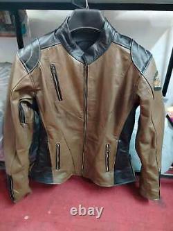 Women's Triple Vent System Harley Davidson Gallun Biker Leather Jacket